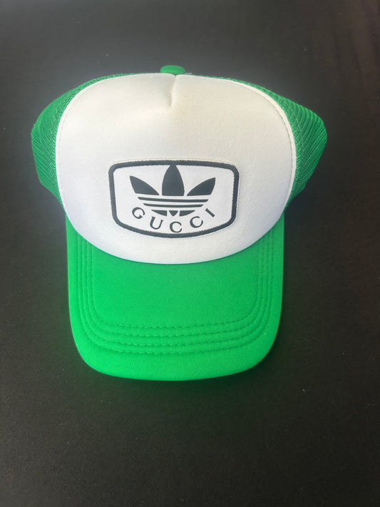 Green Trucker Hat with Patch